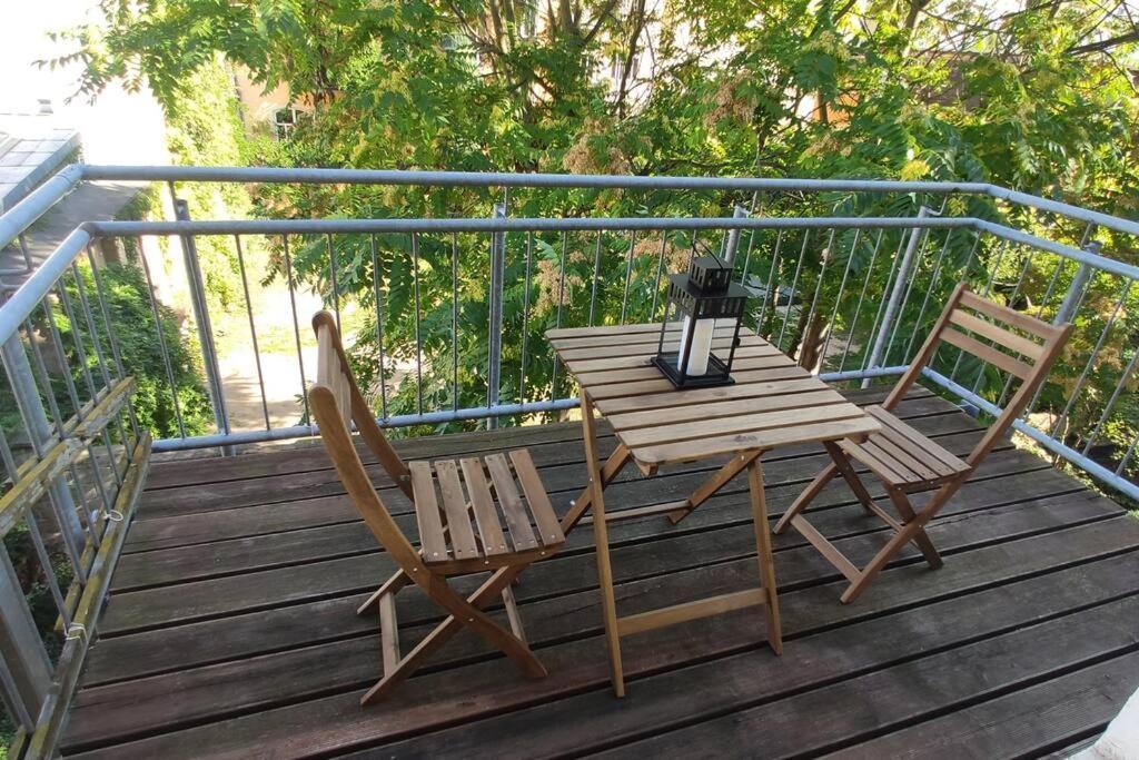 Modern Studio08 With Big Balcony In The Neustadt Dresden Bagian luar foto